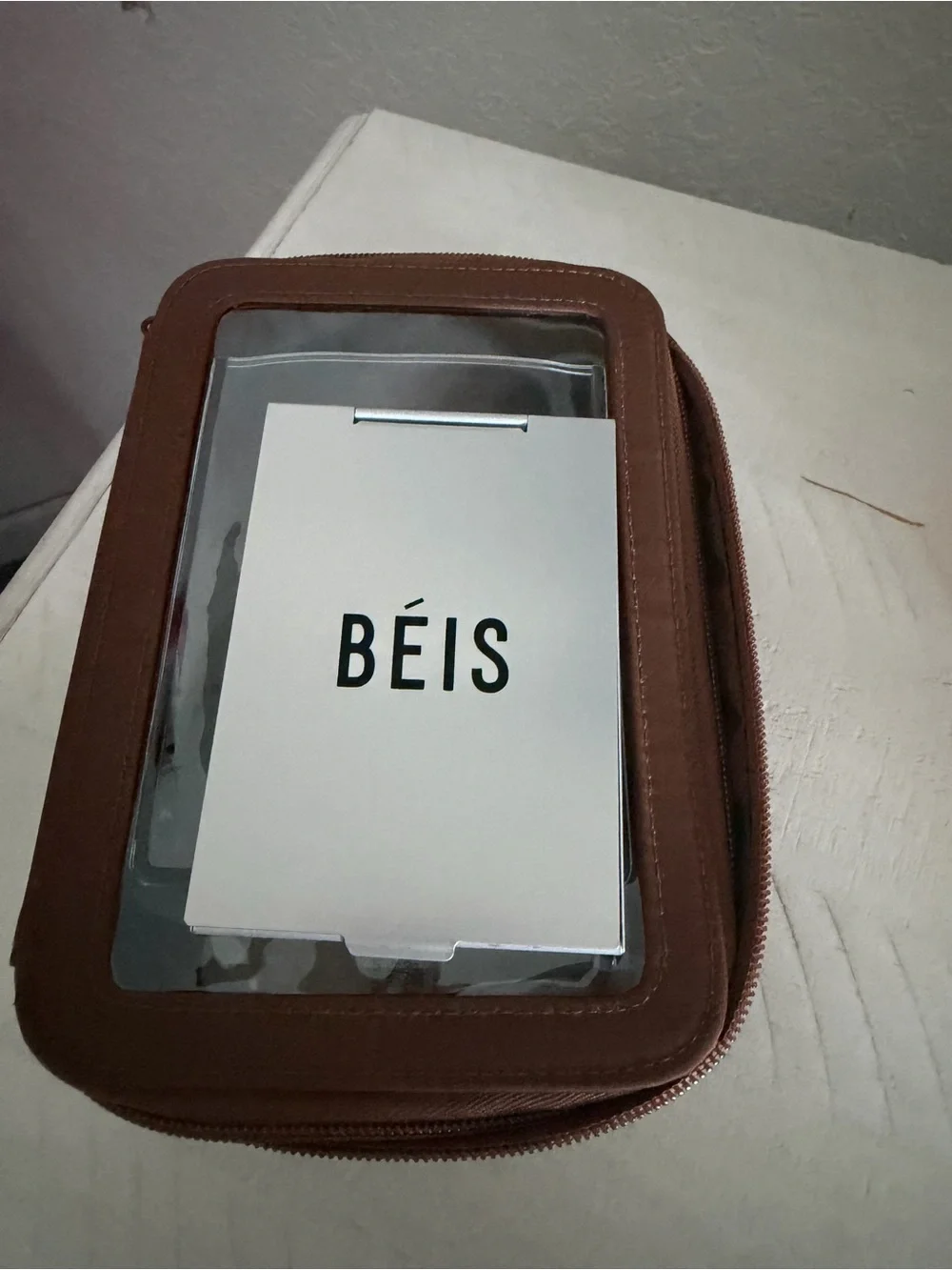 BÉIS in flight Cosmetic case Bag maple